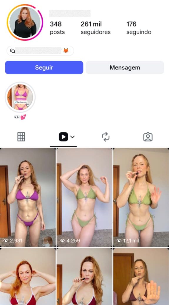 Real Instagram profile used as reference 13